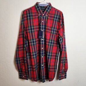 Crown & Ivy Men's Long Sleeve Button-down Shirt Size Large